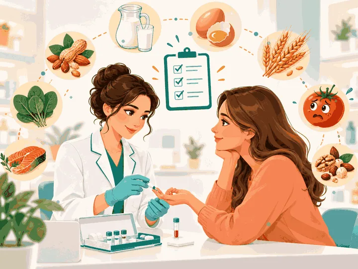 Illustrazione animata: Food Intolerance Test (F.I.T.) NatrixLab