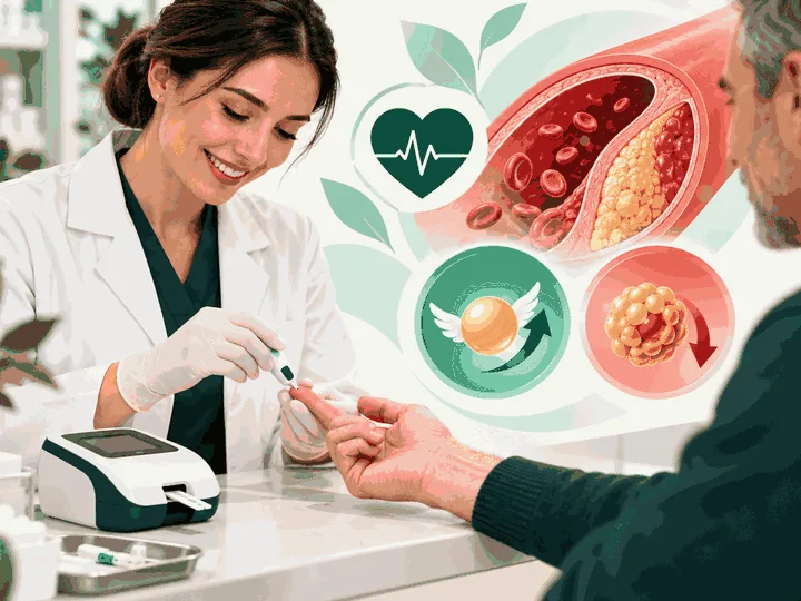 Illustrazione animata: Screening dell’ipercolesterolemia non nota