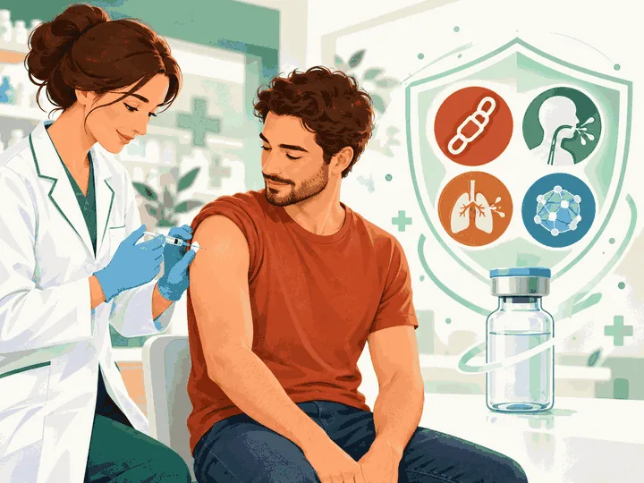 Illustrazione animata: Richiamo difterite, tetano e pertosse (dTpa)