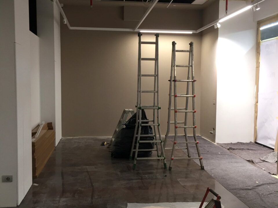 Lavori di allestimento degli spazi Medicalshop