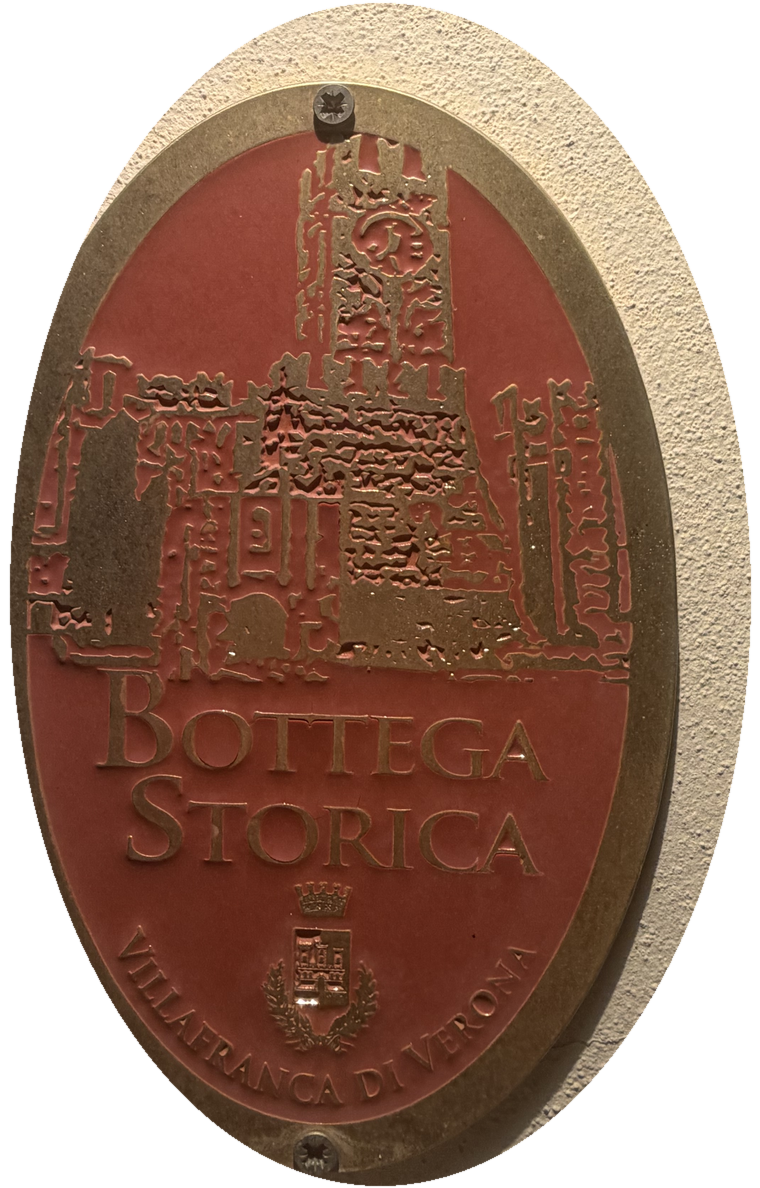 Targa Bottega Storica di Villafranca di Verona
